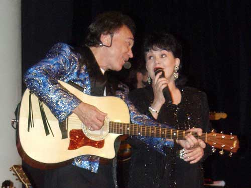 Ronnie & Glory-Anne on Stage!